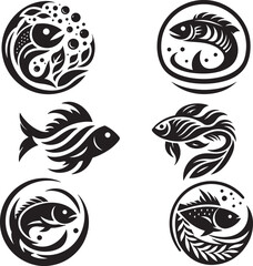 Obraz premium Fish Silhouette