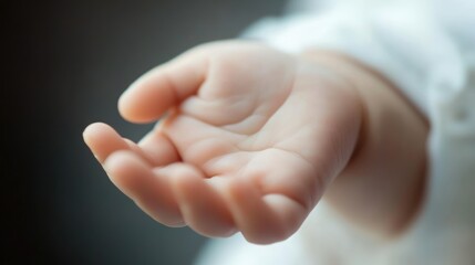 Tiny Hand Reaching Out