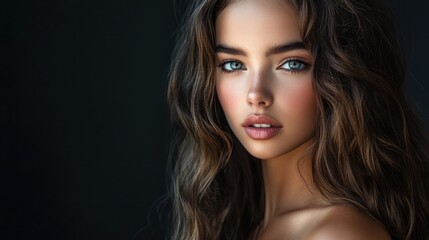 Fototapeta premium Portrait of a beautiful woman