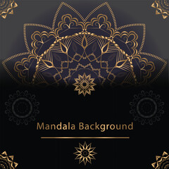 Intricate Realistic Mandala Design Background