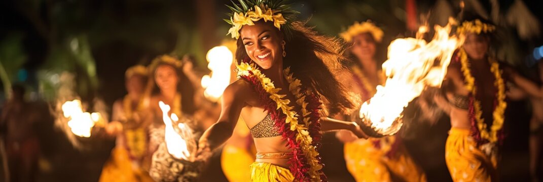 Fototapeta hawaiian luau