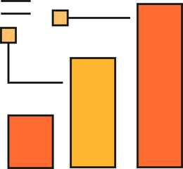 Data Bar Chart Icon
