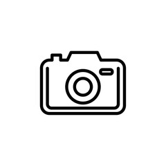 Classic camera icon, representing photography or capturing moments.