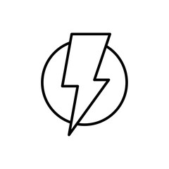 Icon representing electricity or electrical energy.