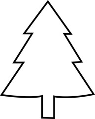 Christmas Tree Line Icons. Editable Stroke. Pixel Perfect.  Contains such icons as Christmas Tree, Nature, Holiday, Christmas, Pine Tree, Christmas day