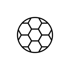 A football icon representing the sport or recreational activity.