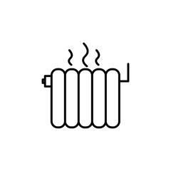 An icon of a heater, symbolizing warmth or heating devices.