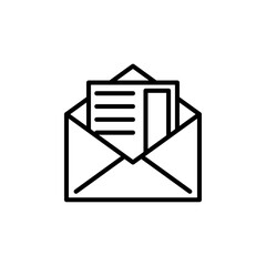 A simple envelope icon symbolizing mail or communication.