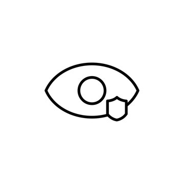 recommend clip art: Simple outline of an eye with a slash, representing privacy or hidden content.