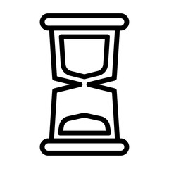A sand clock icon symbolizing time or deadlines.