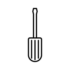 A screwdriver icon representing tools, repair, or construction.