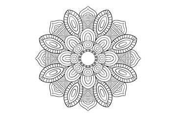 Beautiful colourfull mandala Design Background