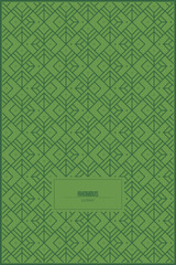 creative rhombus pattern with gradient green style color