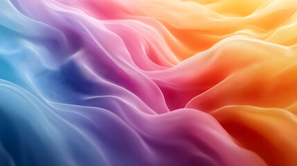 Fototapeta premium Abstract Background with Wavy Lines and Colorful Gradient