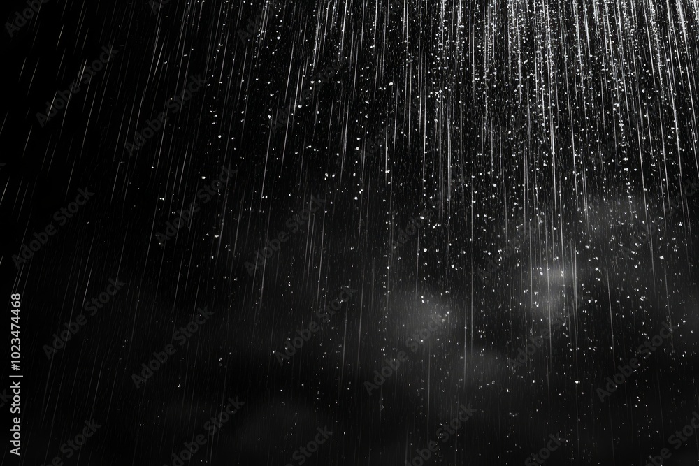 Aufkleber A black background overlayed with a texture of rain and fog