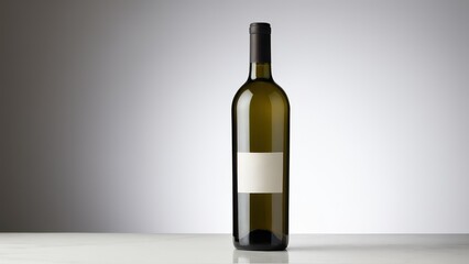 Wine bottle mockup