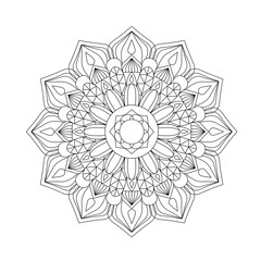 Beautiful colourfull mandala Design Background