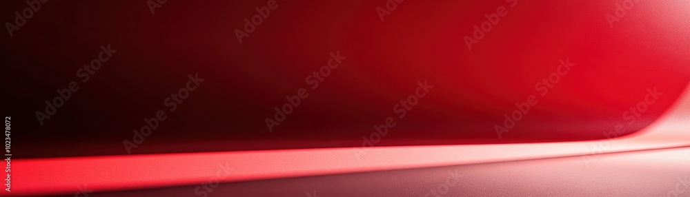 Poster abstract red curved surface with subtle textured detail