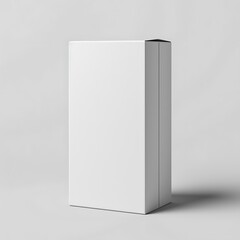 Naklejka premium Custom 1: Blank White Box Mockup for Design Presentation