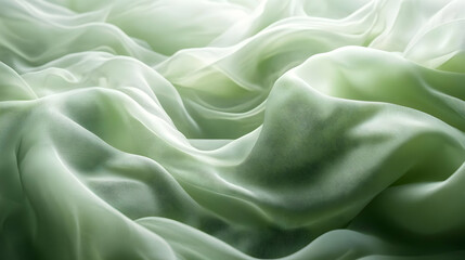 Obraz premium Abstract Green Fabric Texture Illustration