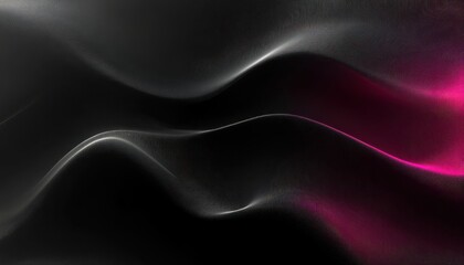 Obraz premium Abstract Wavy Surface with Pink Glow