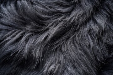 Fototapeta premium Luxurious gray fur texture background