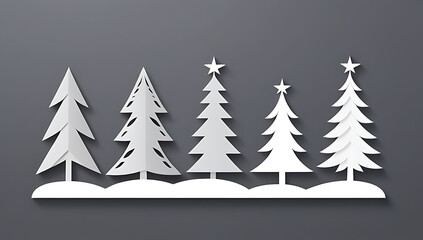 Obraz premium handcrafted christmas decorations gray background