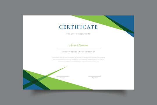 certificate template background design