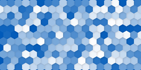 Abstract cube hexagon shape background. Geometric abstract background with simple hexagonal elements.