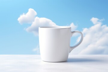 Obraz premium Mug ceramic coffee drink.