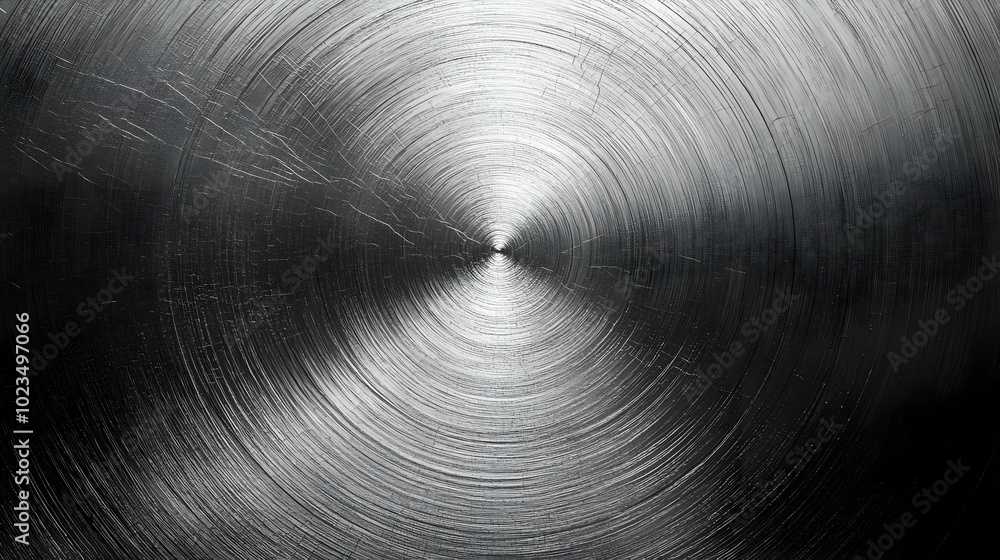 Poster abstract background with circular pattern and scratches