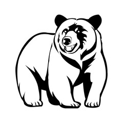 Bear vector art design