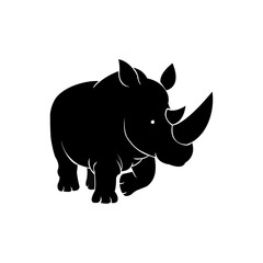 Rhinoceros  vector art design