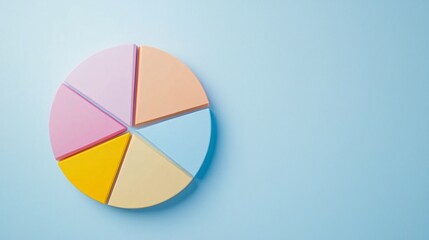 Obraz premium Sleek Blank Donut Chart for Business Profits - Modern Minimalist Design in Clean Colors for Financial Presentations and Reports