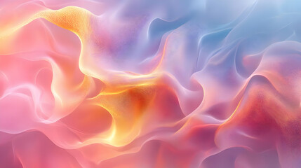 Obraz premium Abstract Background With Wavy Lines and Gradient Colors - Illustration