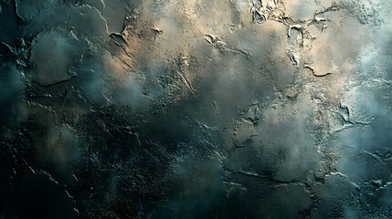 Dark Gray and Gold Rough Texture Abstract Background