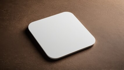 Sleek coaster mockup ideal for presenting brand or product designs. Suitable for bar, drink, or beer-related marketing, offering a realistic and professional digital presentation.