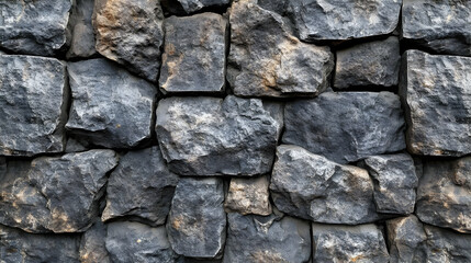 Rough Gray Stone Wall Texture Background