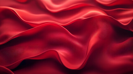 Obraz premium Abstract Red Wave 3D Background
