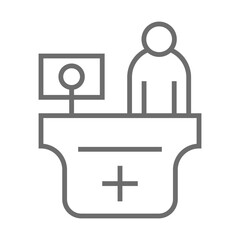 Hospital ReceptionIcon Design
