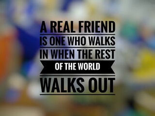 motivation and inspirational quotes on bokeh or blur background