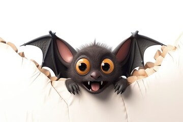 Fototapeta premium Animal bat wildlife cartoon.