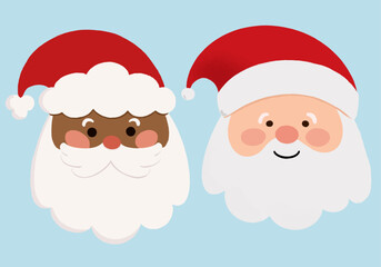 christmas santa claus cute  illustration