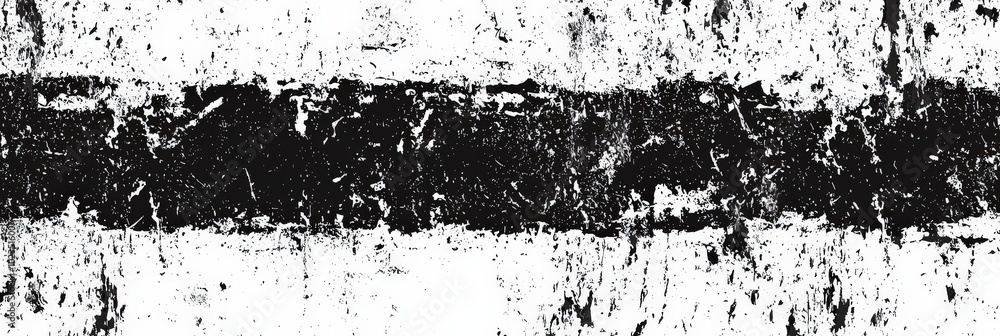 Poster the image features a rough black and white striped texture, revealing signs of wear and age. the sur