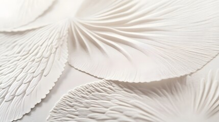 3D White Scales, Abstract Image, Texture, Pattern Background, Wallpaper, Cover and Screen for Smartphone, PC, Laptop, 9:16 and 16:9 Format