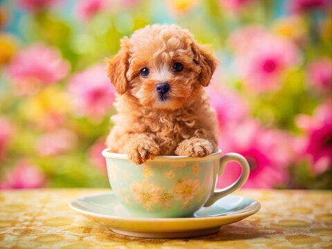 Adorable Micro Poodle Teacup: The Perfect Tiny Companion for Pet Lovers and Families Seeking Cuddly Joy and Playfulness