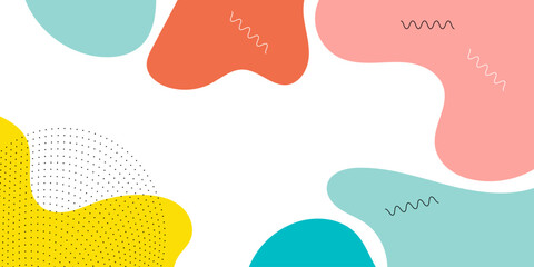 Colorful Abstract Geometric Pop Art Background. Vector paint splash pattern design