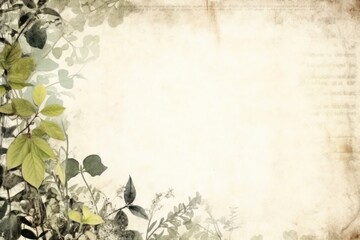 Fototapeta premium Chinese watercolour border backgrounds outdoors nature.