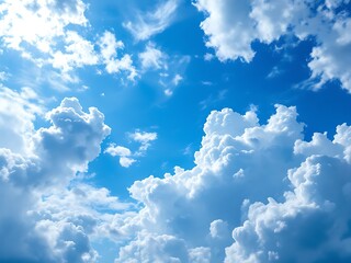blue sky background with clouds, Clouds on sky