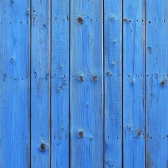 Fototapeta premium Blue Wooden Panel Background